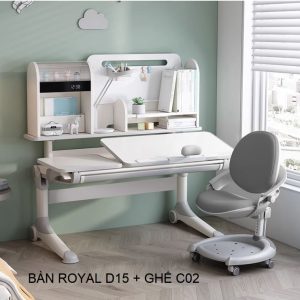 Bàn chống gù ROYAL D15 và ghế chống gù ROYAL C02